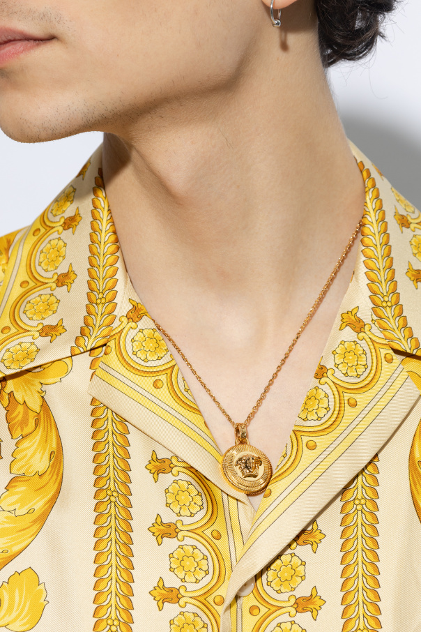 VERSACE｜JEWERLY (LOGO NECKLACE (1002579 1A00620 3J000)) Versace Gold Medusa Logo Necklace - Gold | eBay